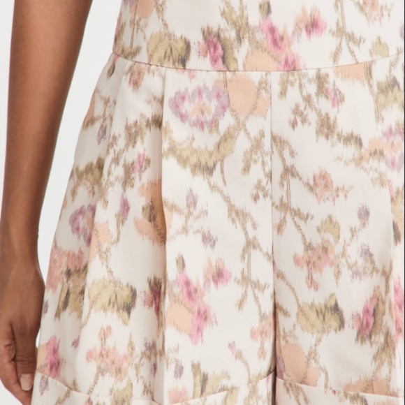 Rebecca Taylor Cream High Waist Shorts with Flowy Silhouette - Picture 12 of 13